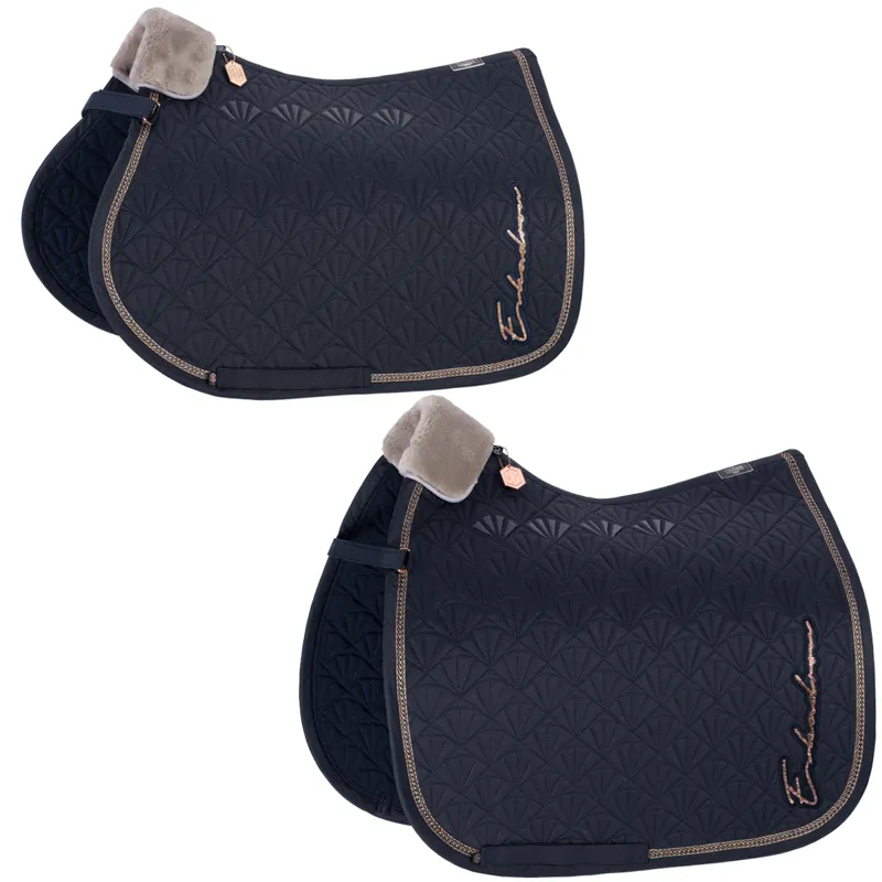 Eskadron Sparkle Peacock Saddlecloth Heritage AW23 - Navy